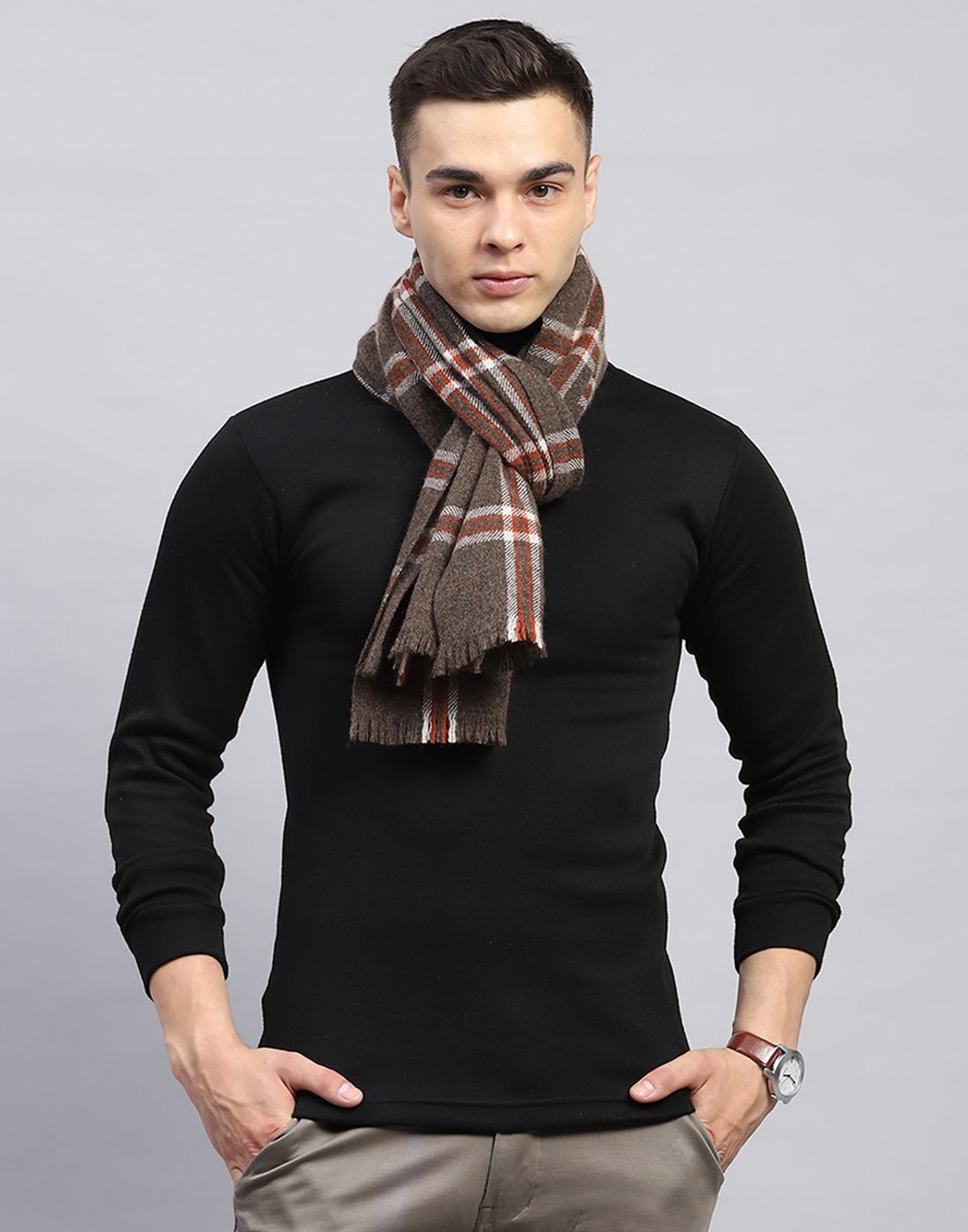 MONTE CARLO Checkered Men Muffler-picture-16