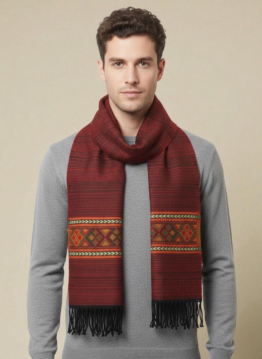 GREEN AGRITECH Woven Men Muffler