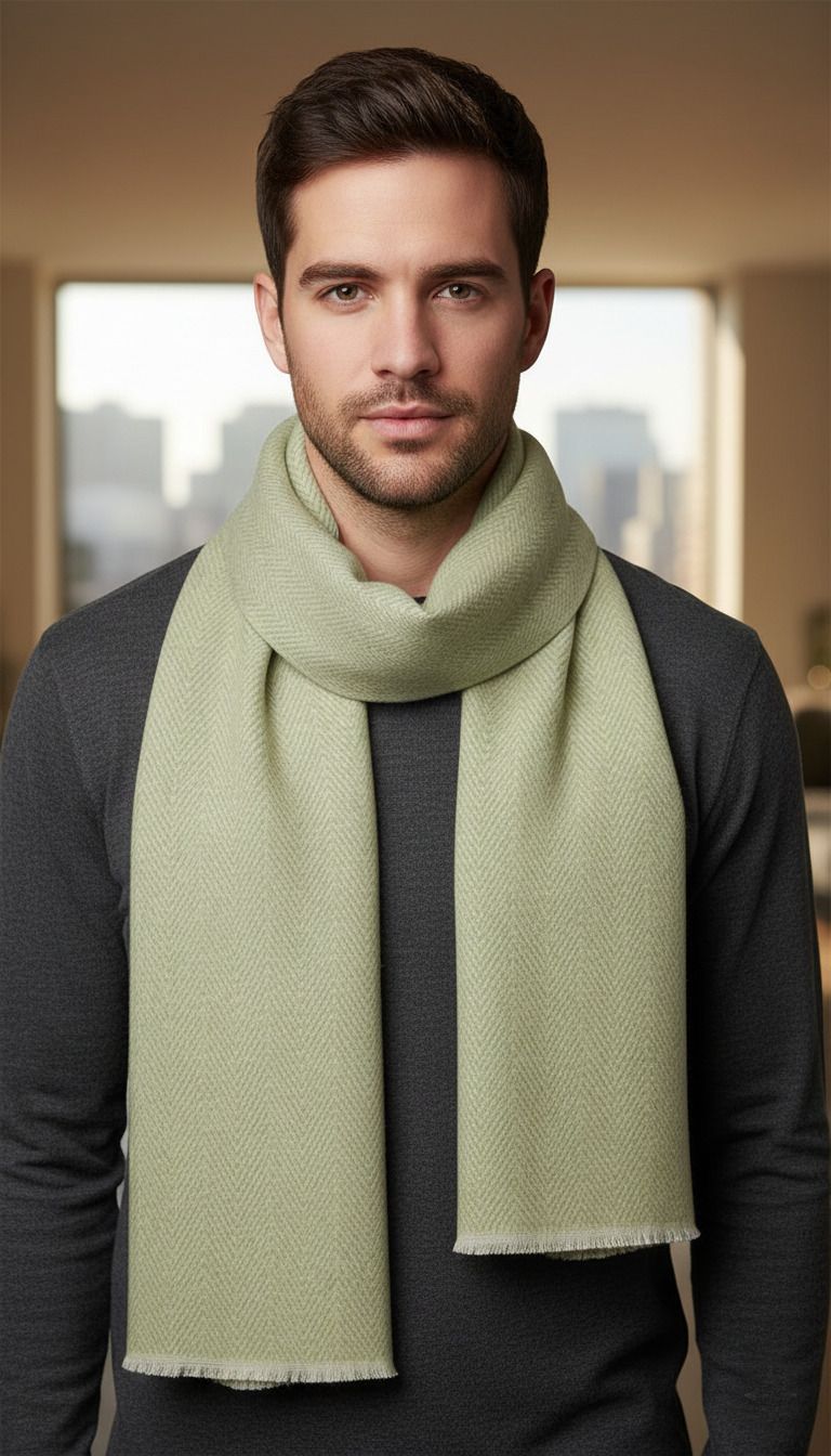 Ramnaya Striped Men Muffler-image-13