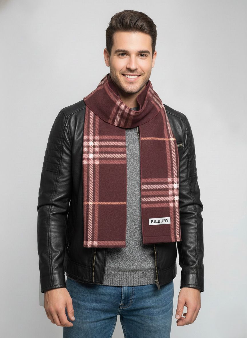 BILBURY Checkered Men Muffler-image-46