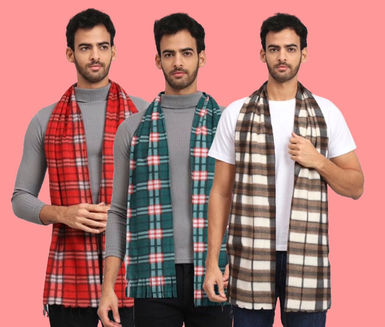ANIXA Checkered Men Muffler-picture-28