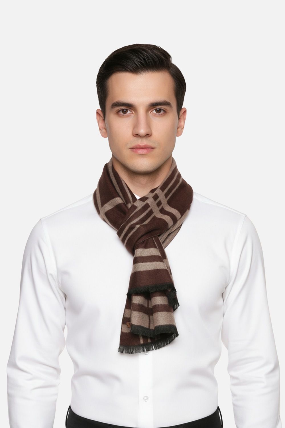 VAN HEUSEN Checkered Men Muffler-image-13