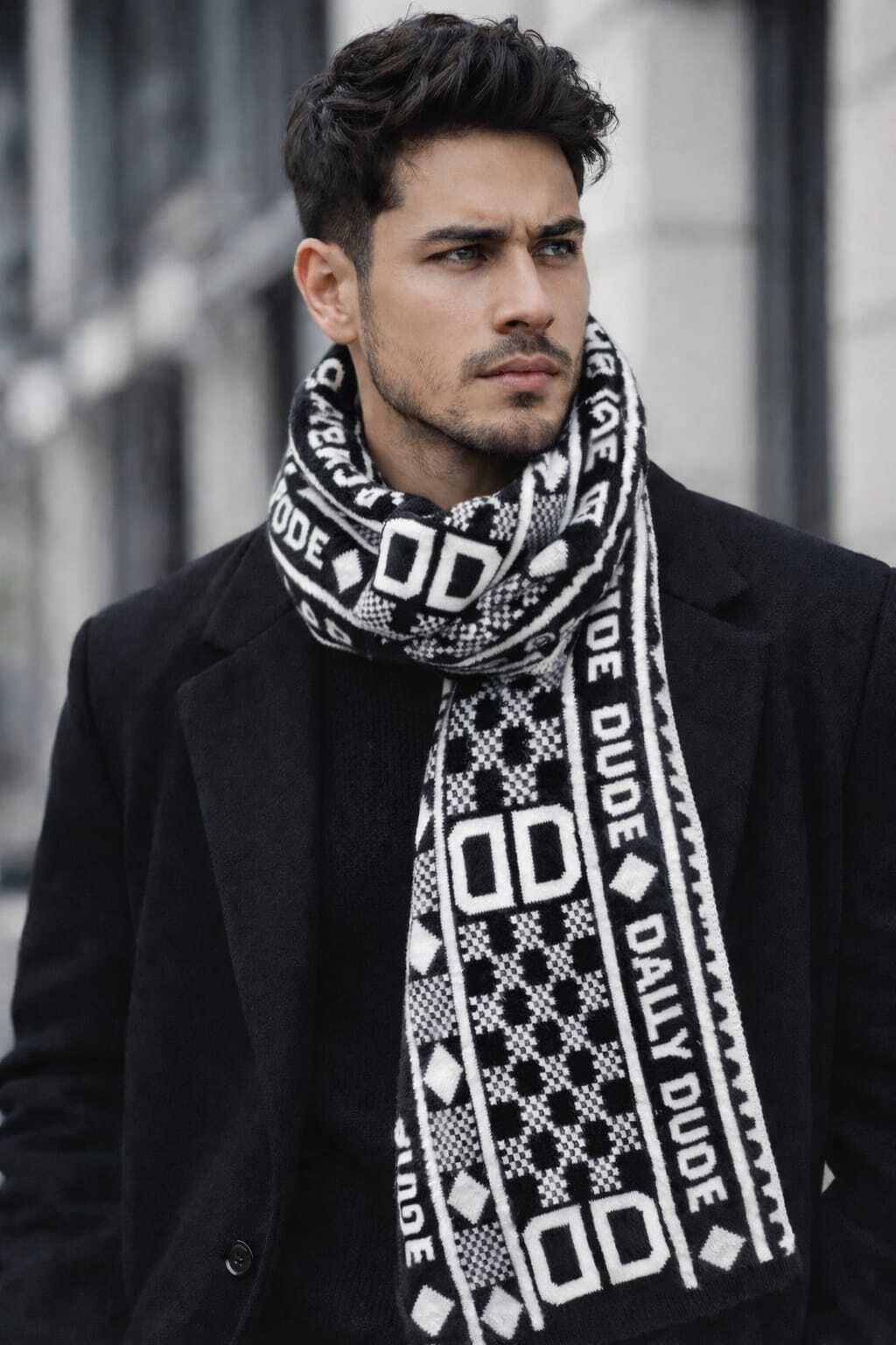 DAILYDUDE Printed Men Muffler