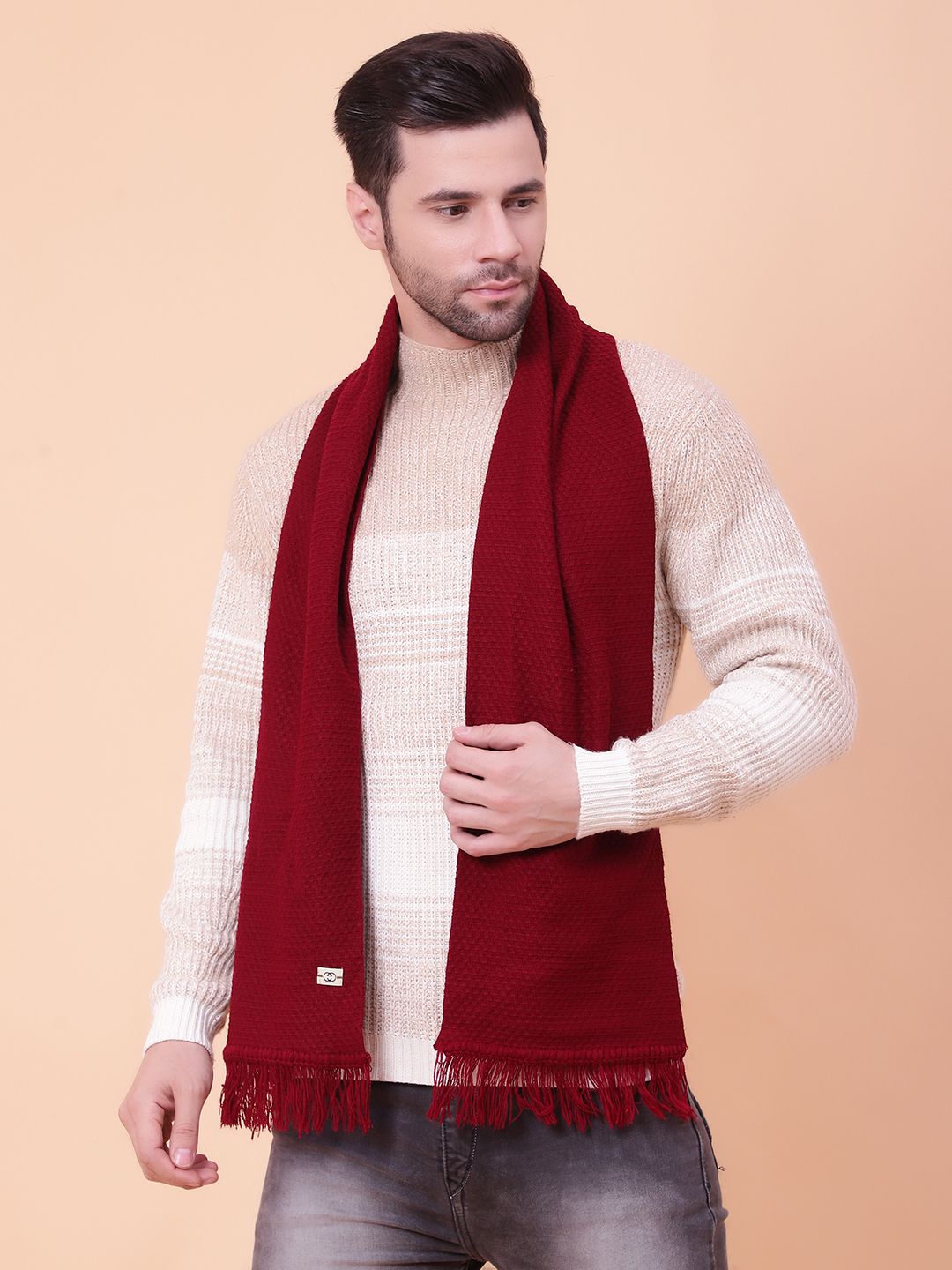 vesture Self Design Men Muffler-picture-12