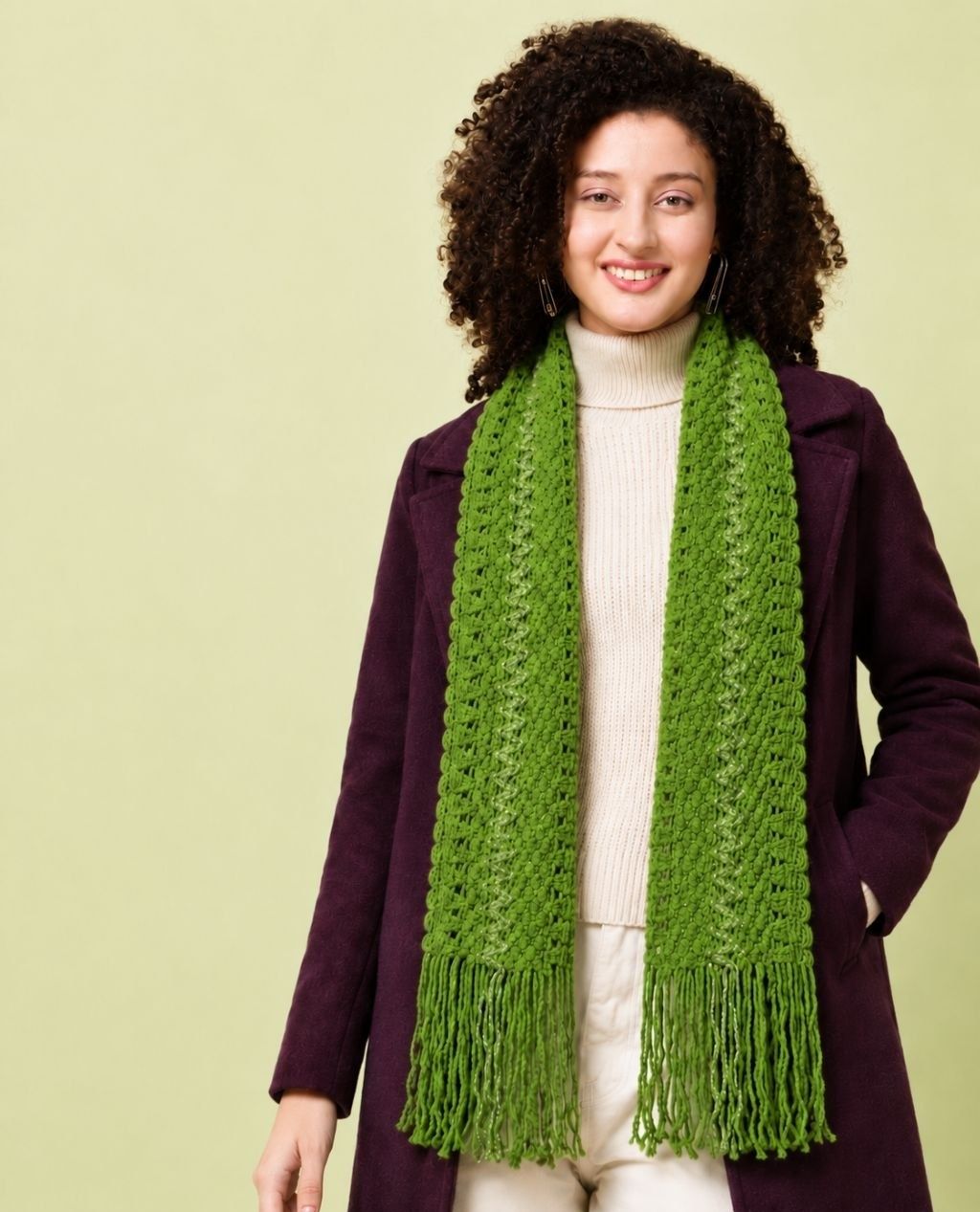 SCHp Self Design Women Muffler-image-26