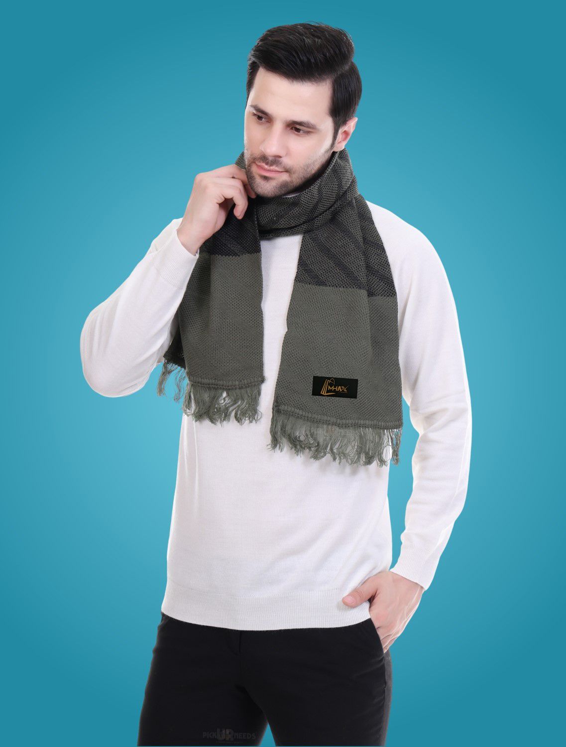 MHAX Checkered Men Muffler-picture-11