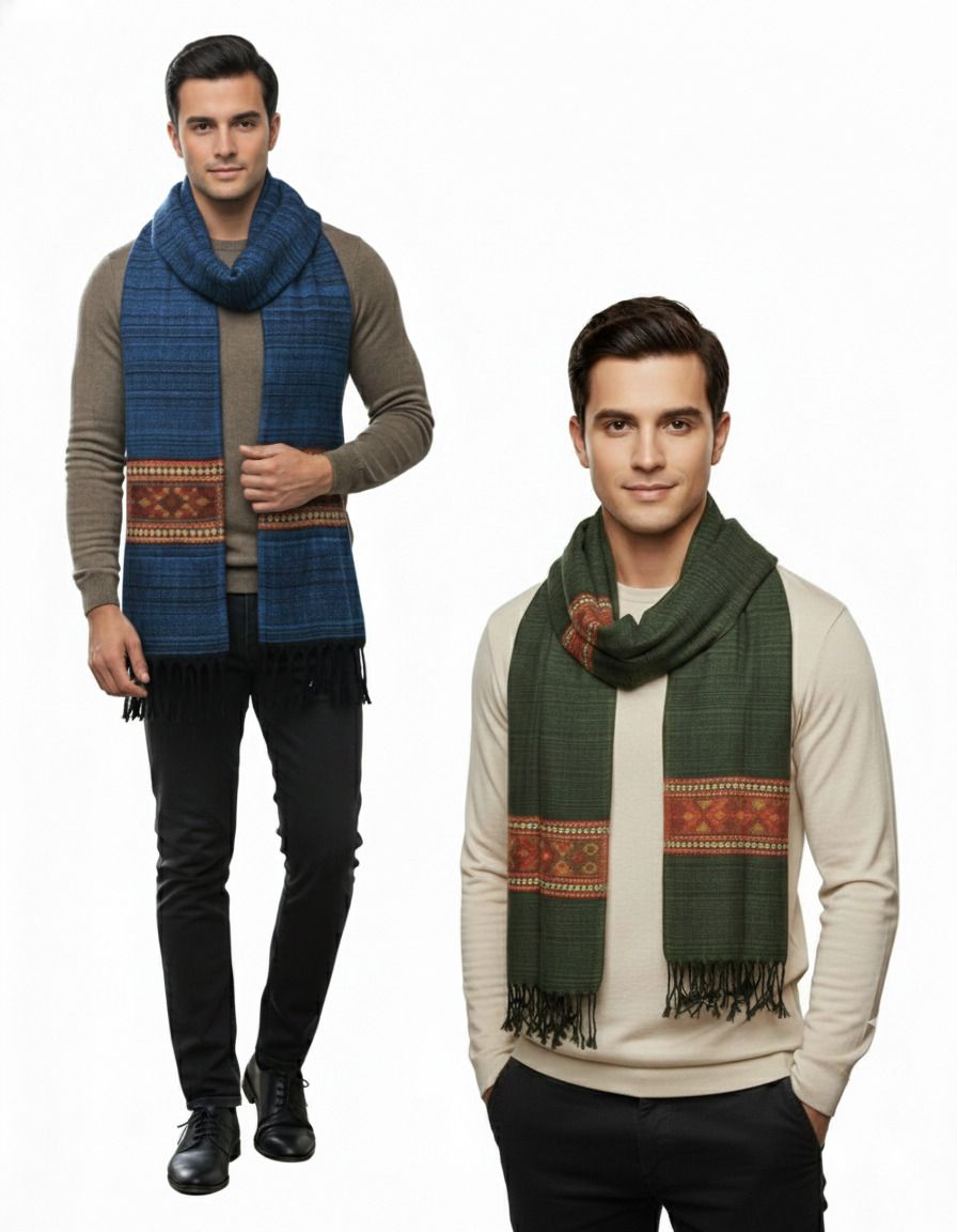 SHIRAAZ Printed Men Muffler-picture-24