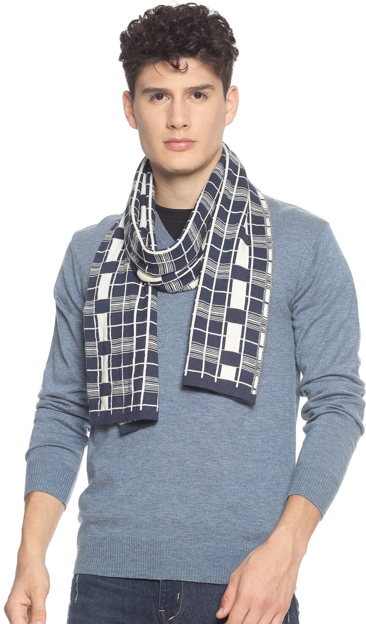Jollyy Checkered Men Muffler-picture-13