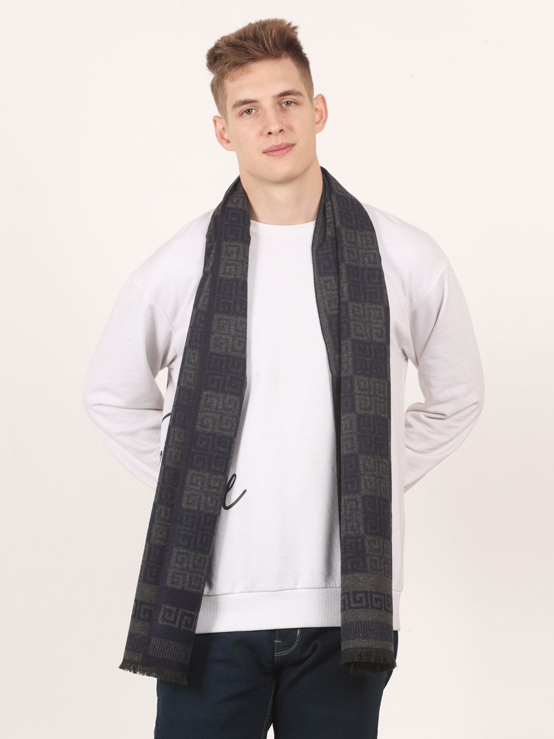 COOLIFE Self Design Men Muffler-picture-10