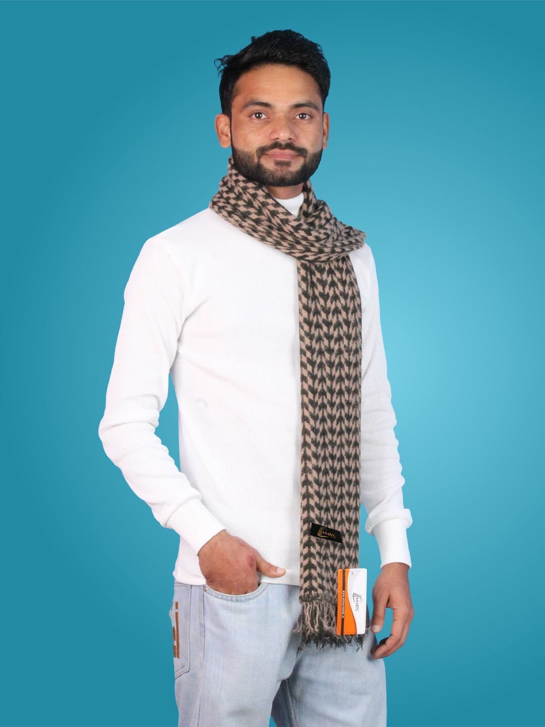 MHAX Floral Print Men Muffler-picture-13