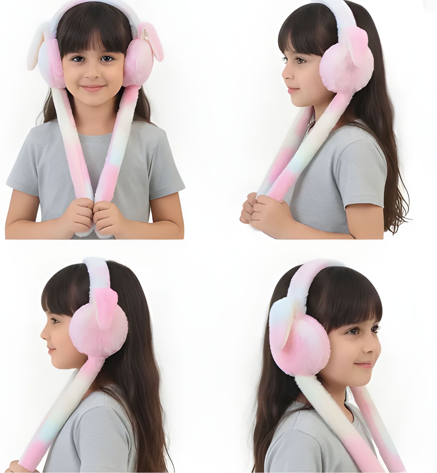 blackrod Fluffy Rabbit Ear Earmuffs for Winter with Chuchu Rabbit Sound Cute Ear Covers Ear Muff-picture-16