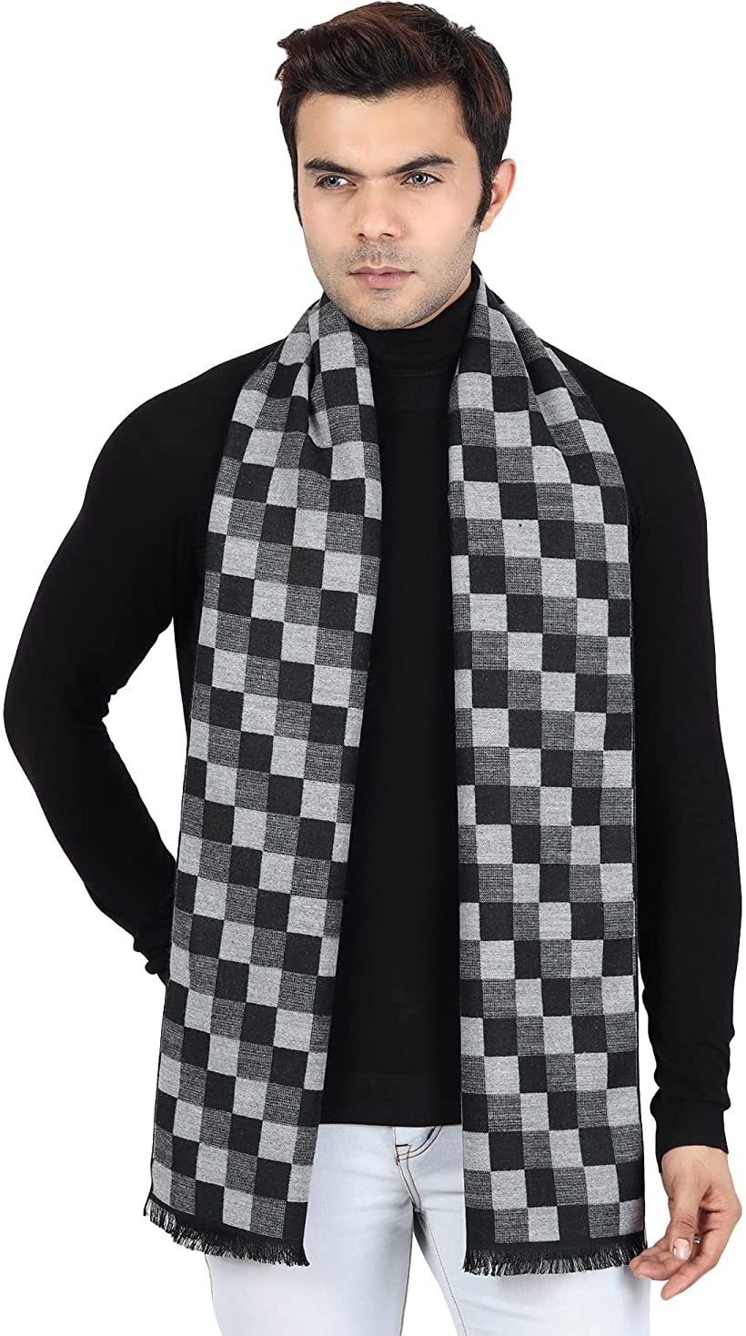 Tricky Shopper Checkered Men Muffler-picture-19