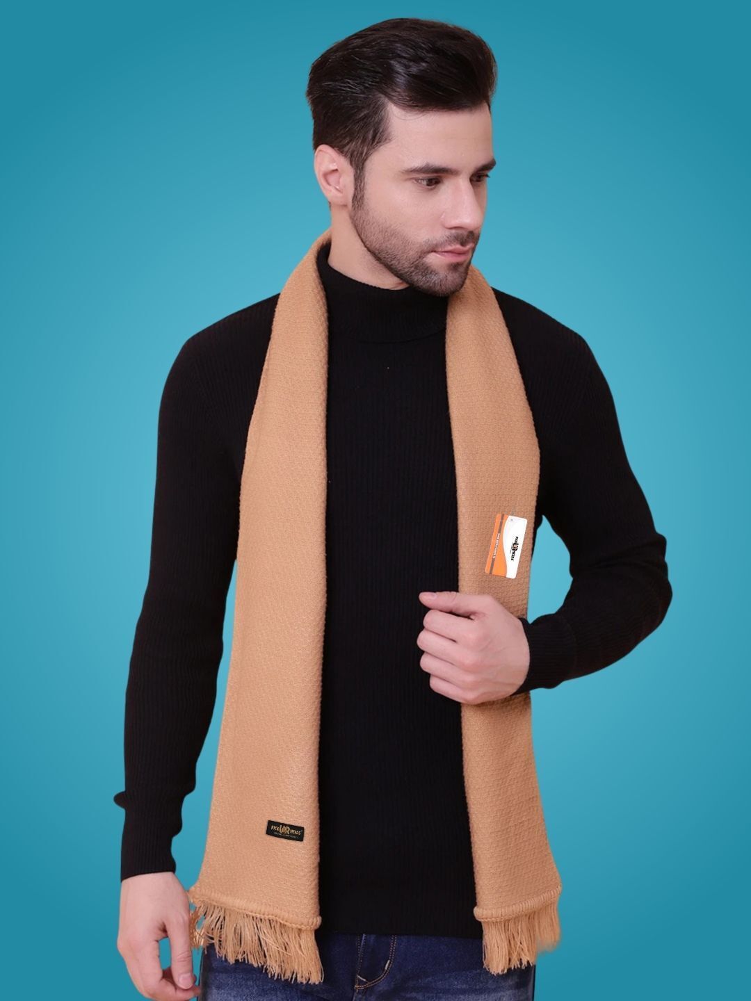 Pick Ur Needs Self Design Men Muffler-picture-23