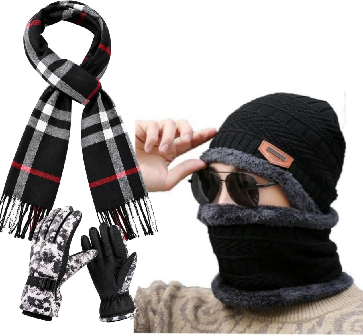 BHANORA1 Self Design Men Muffler-picture-13
