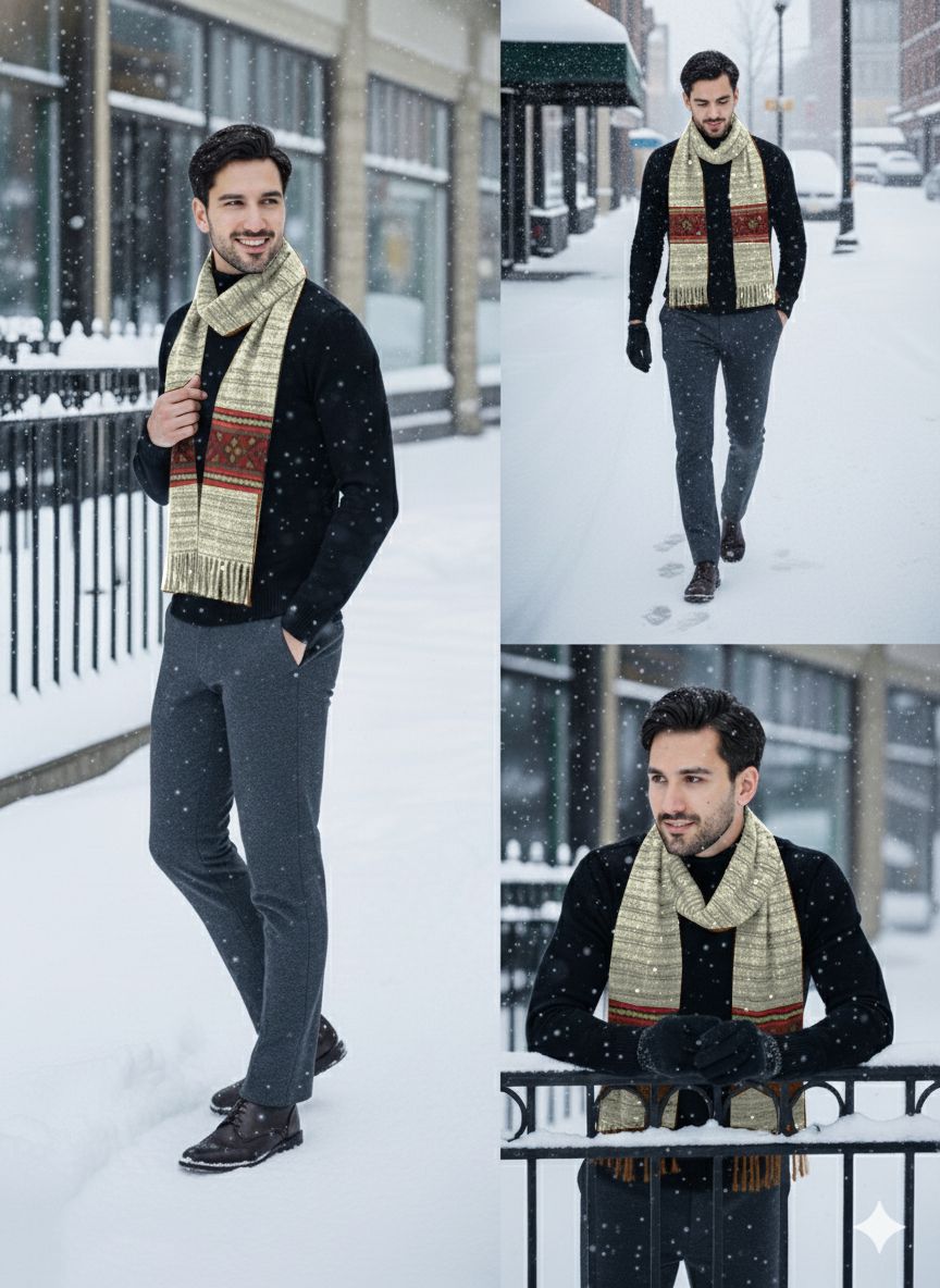 FASHLOOK Solid Men Muffler-picture-24