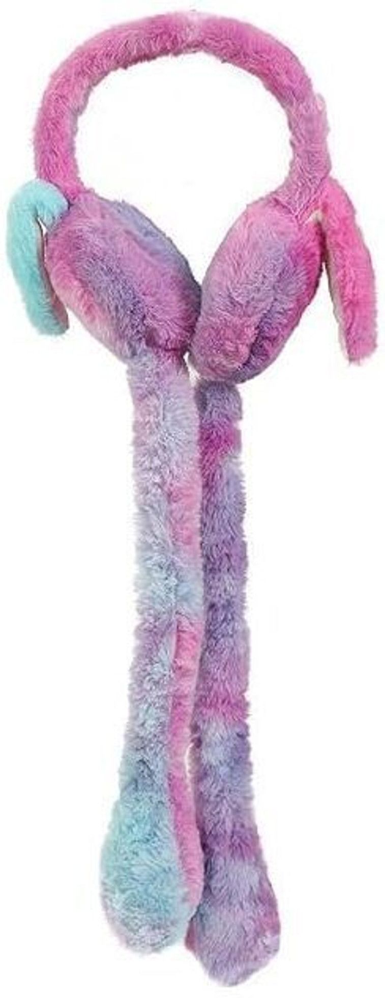 blackrod Cute Bunny Winter Earmuffs with Chuchu Rabbit Sound Soft Ear Warmers for Girls Ear Muff-picture-15