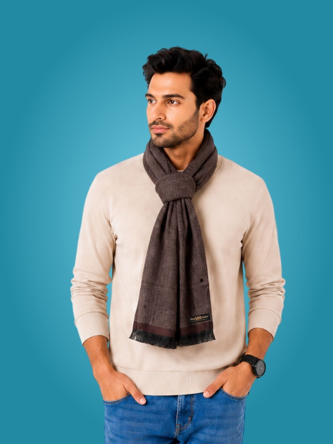 Pick Ur Needs Checkered Men Muffler-picture-25