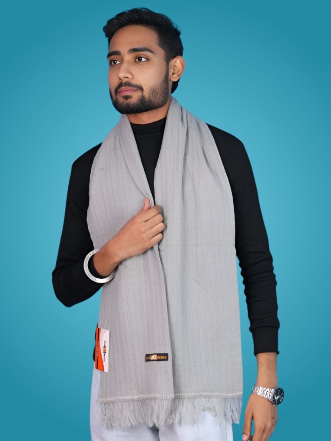 Pick Ur Needs Self Design Men Muffler-picture-33