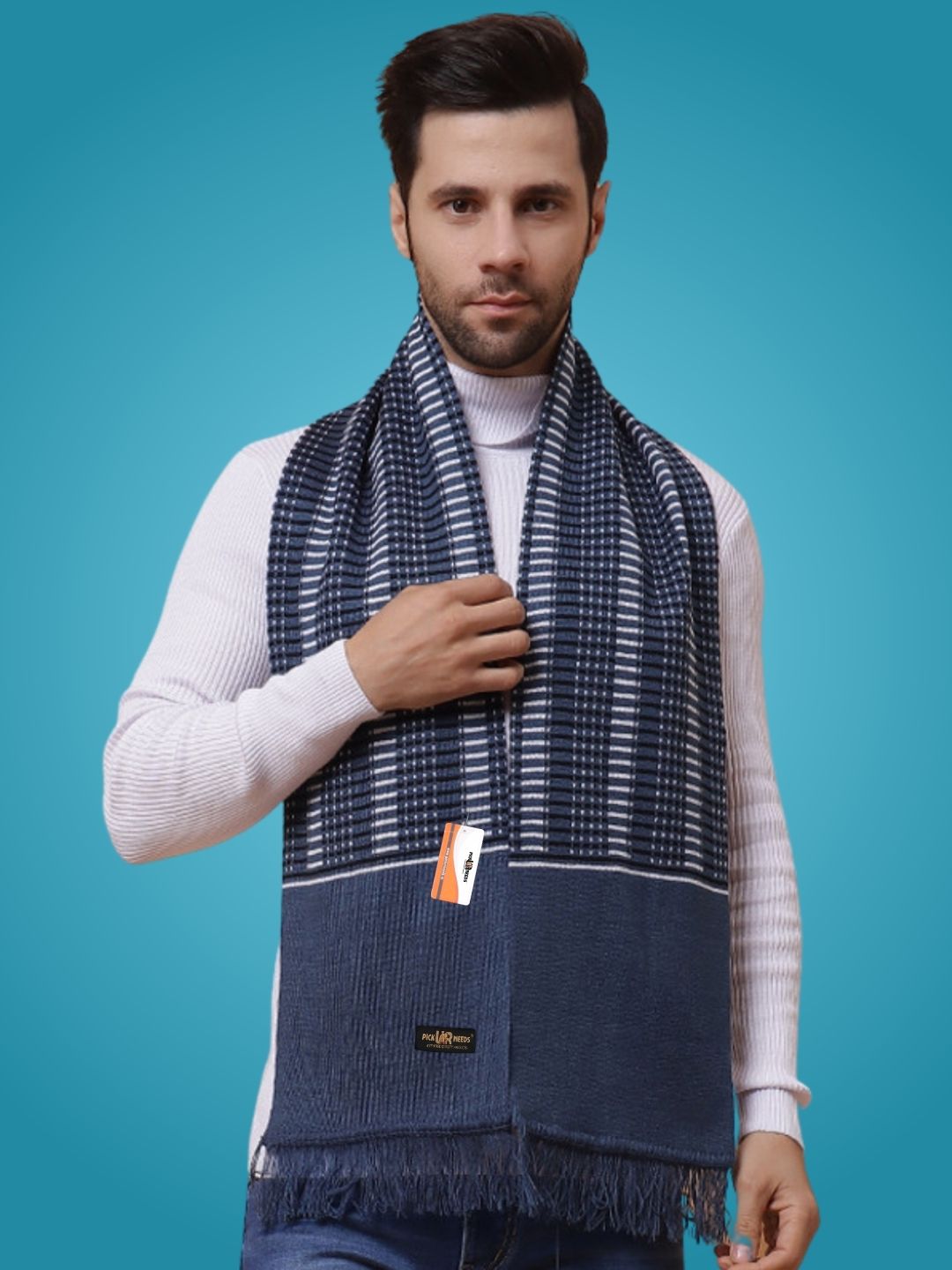 Daily Needs Shop Self Design Men Muffler-picture-10