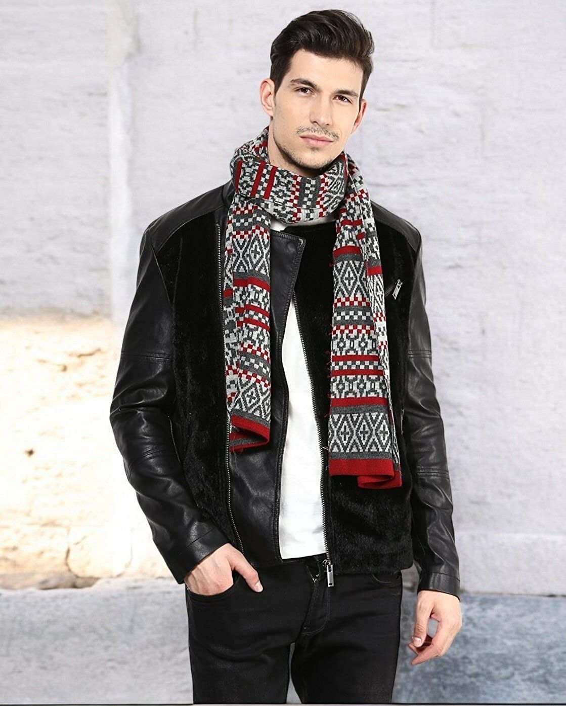 BRANDONN Checkered Men Muffler-picture-12