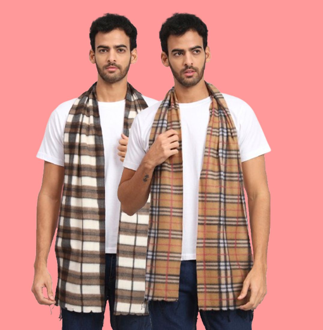 Trendy World Checkered Men Muffler-picture-21