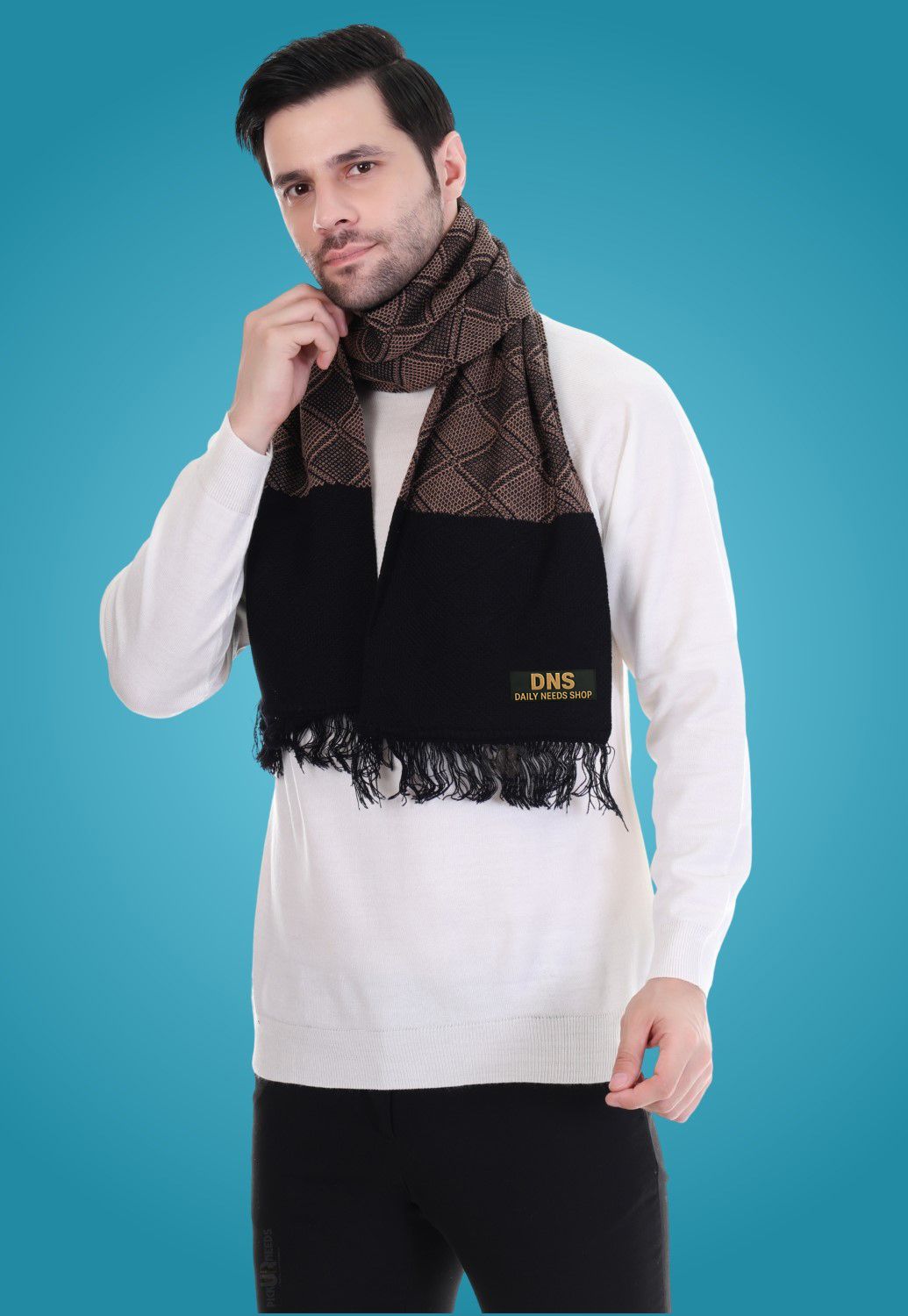 Daily Needs Shop Checkered Men Muffler-picture-15
