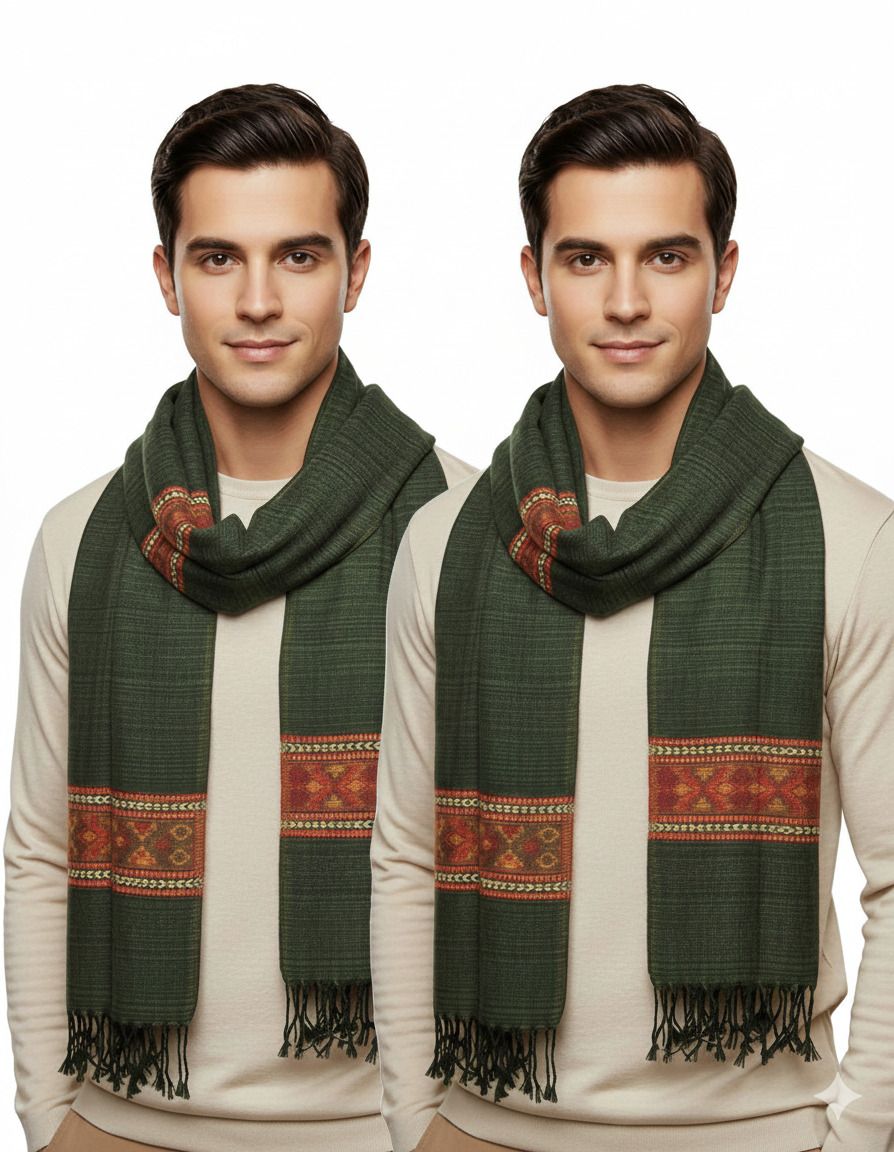 SHIRAAZ Printed Men Muffler-picture-40