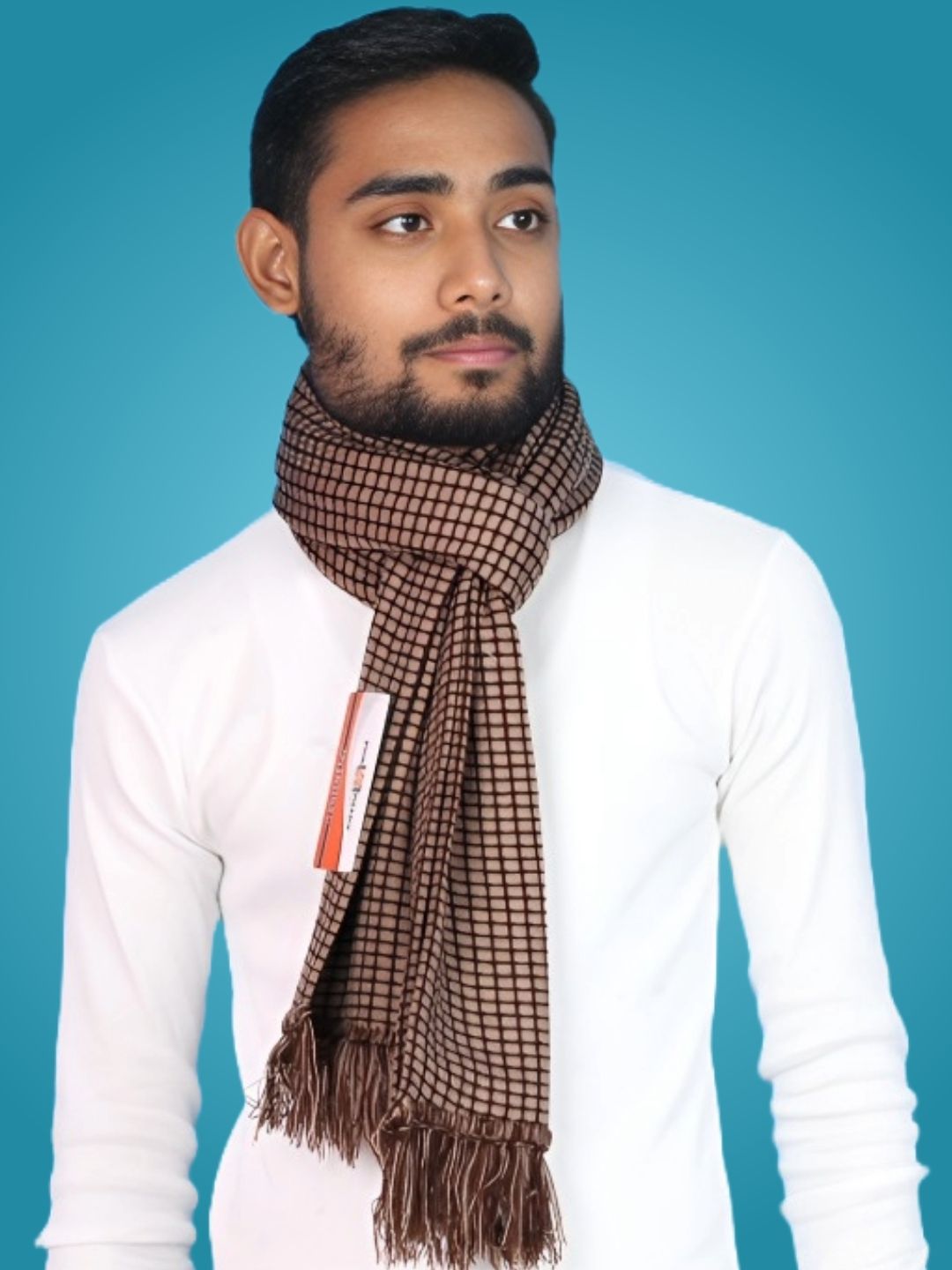 Pick Ur Needs Checkered Men Muffler-picture-38