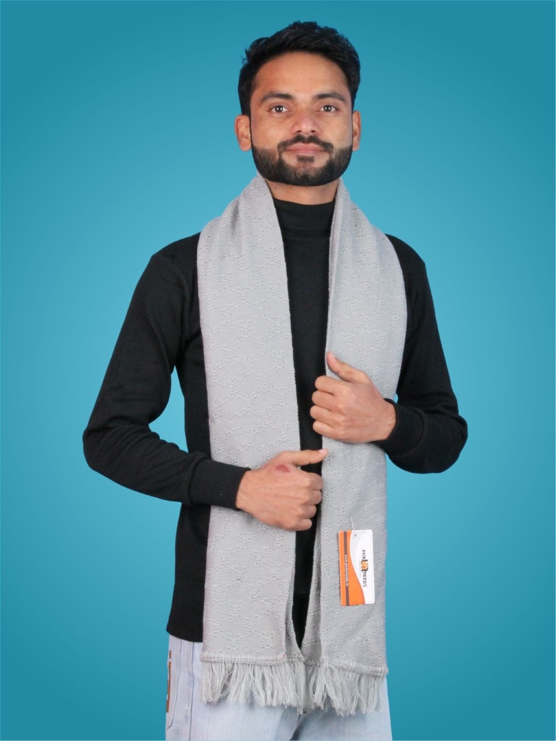 Pick Ur Needs Solid Men Muffler-picture-32