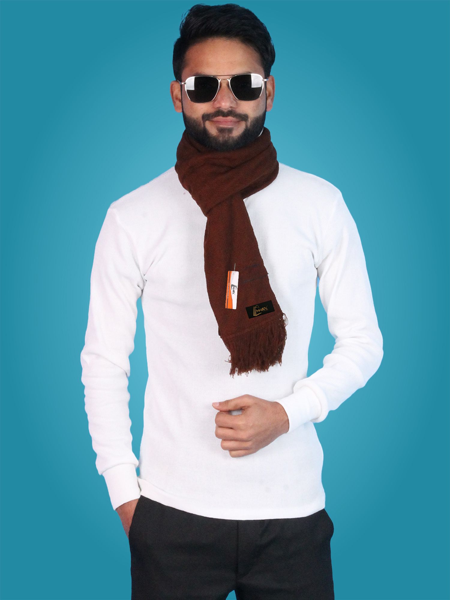 MHAX Solid Men Muffler-picture-22