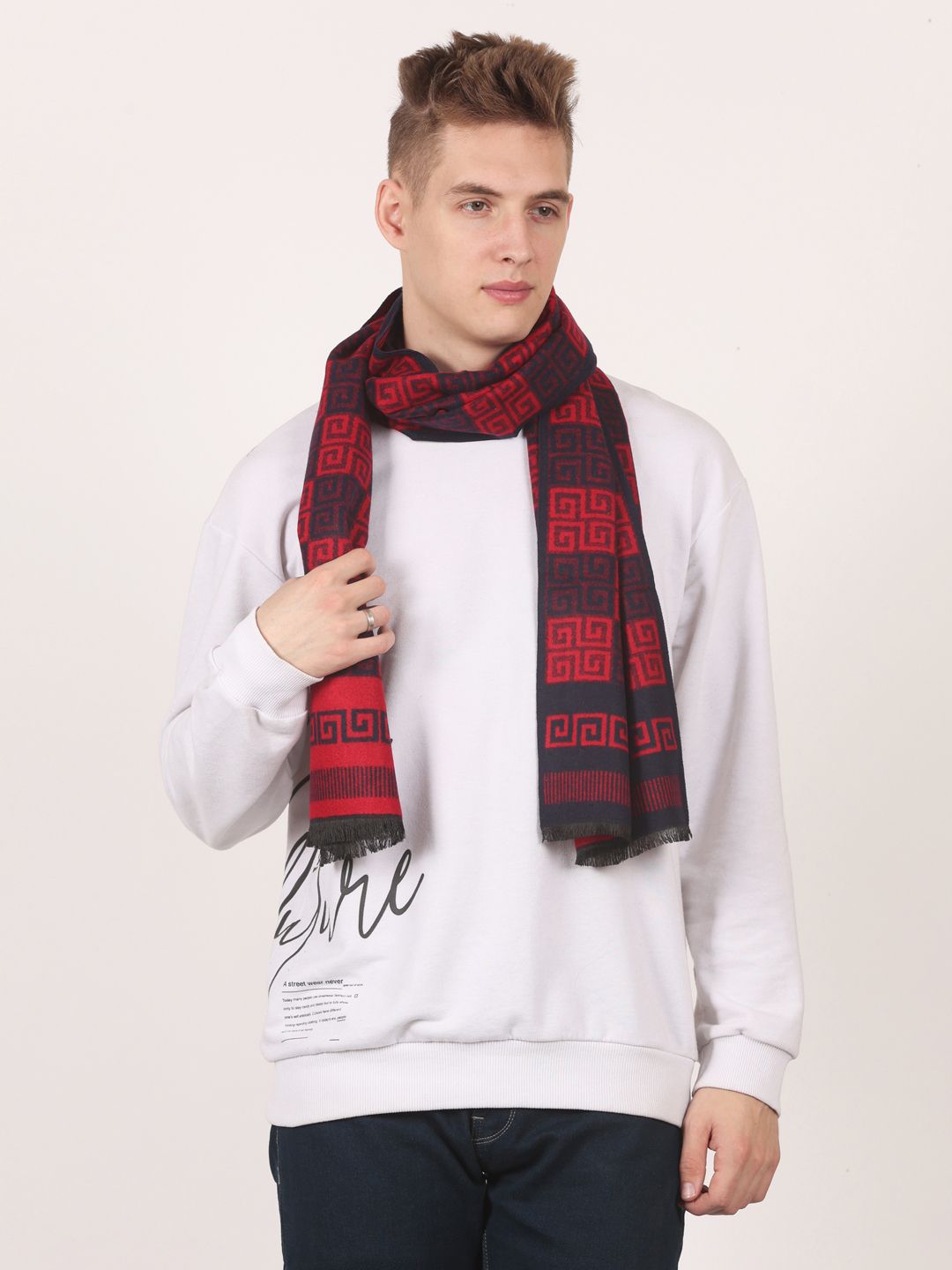 Cazzano Checkered Men Muffler-picture-28