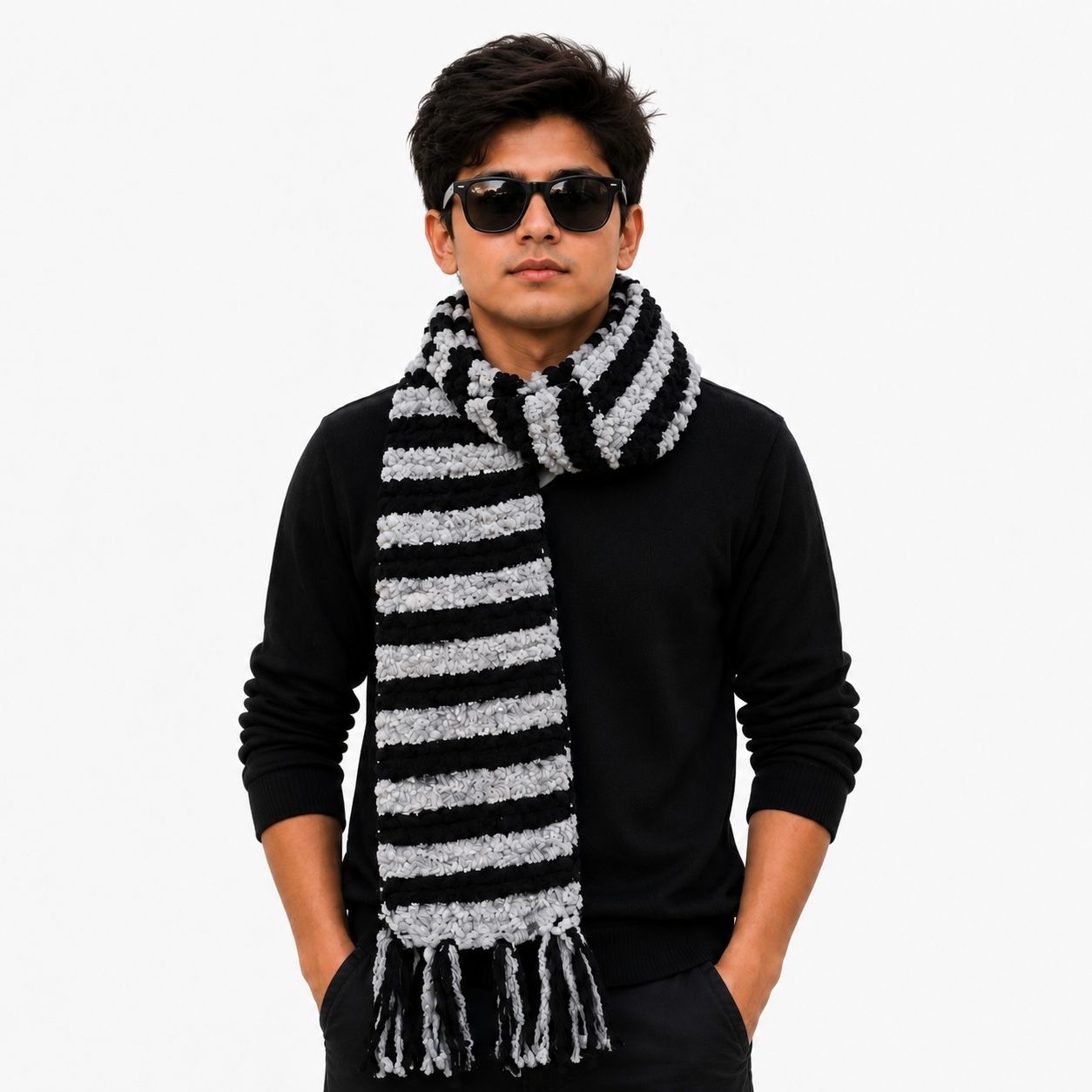 PB STAR Striped Men Muffler-picture-42