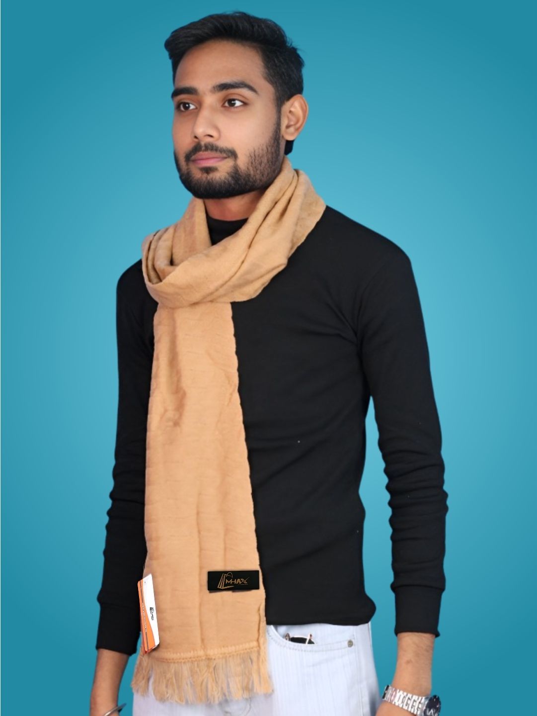 MHAX Solid Men Muffler-picture-24