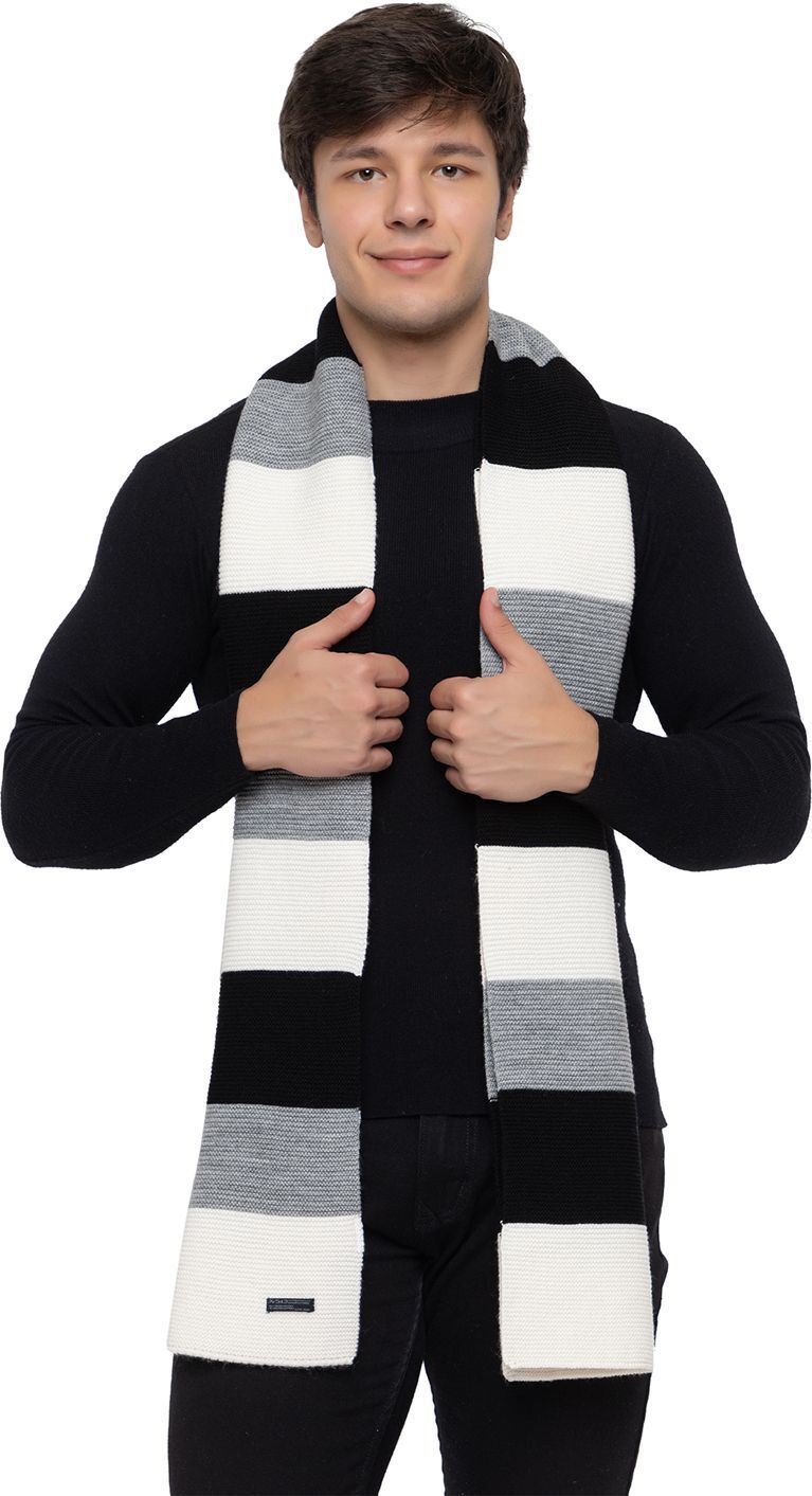 Jollyy Striped Men Muffler-picture-33