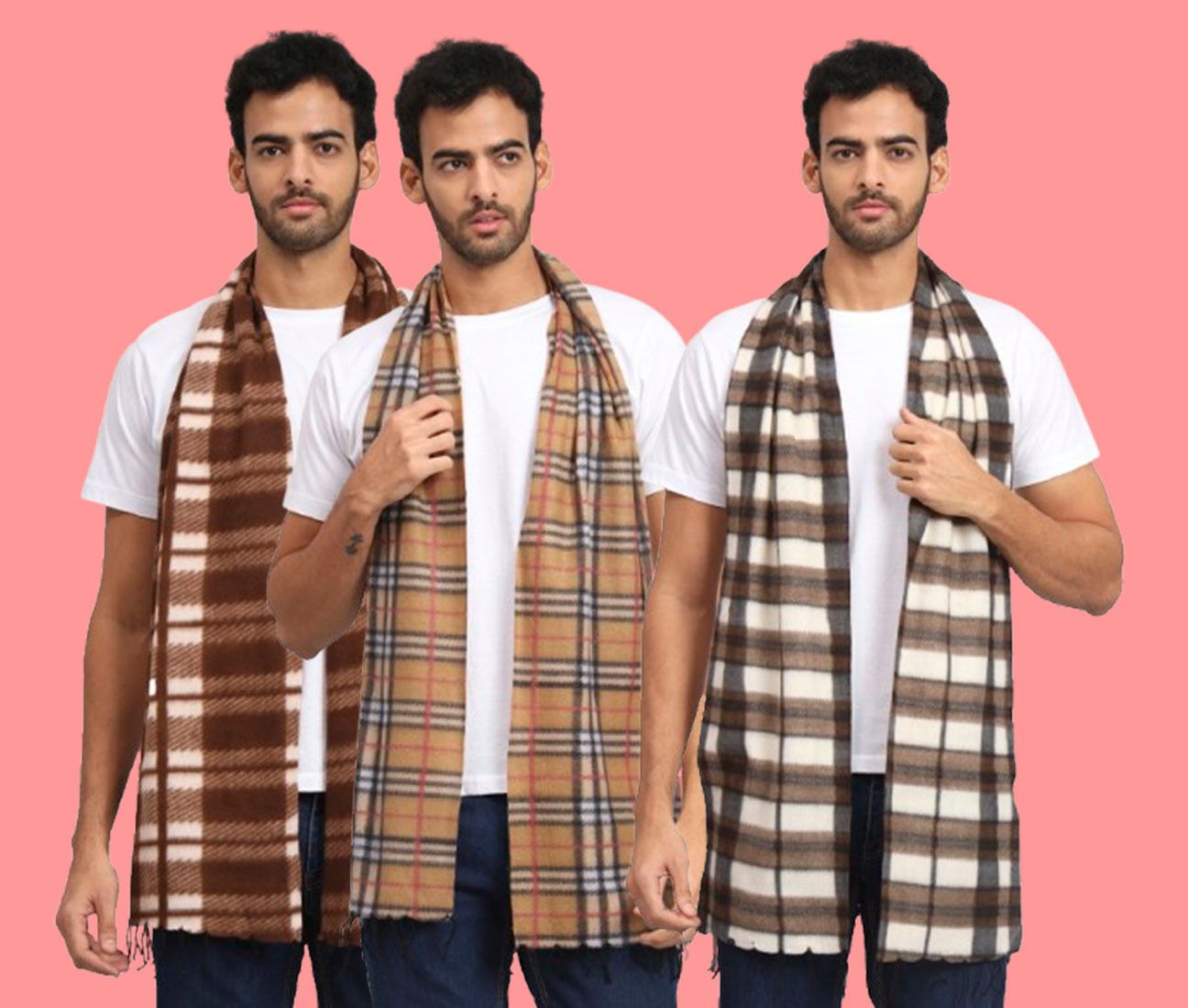 ANIXA Checkered Men Muffler-picture-27