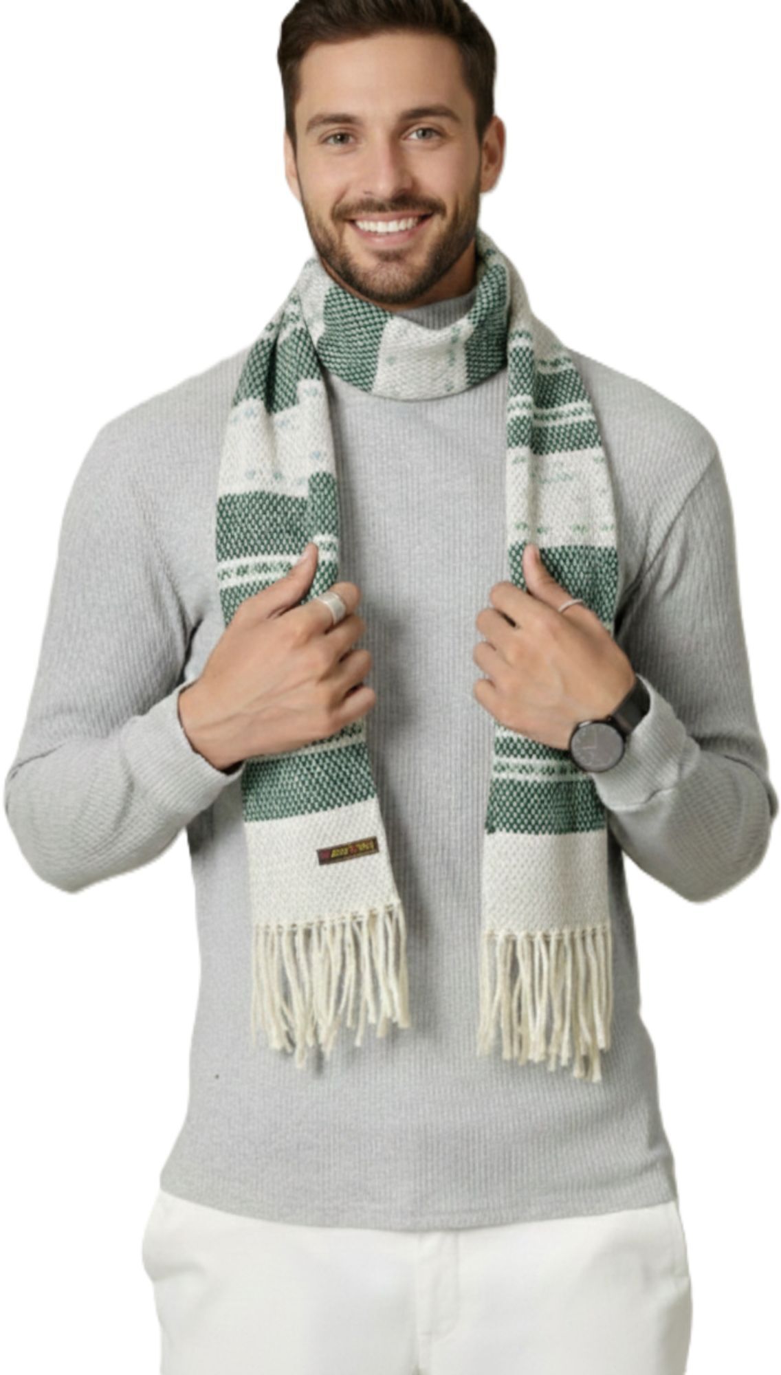 Indus Cloud Solid Men Muffler