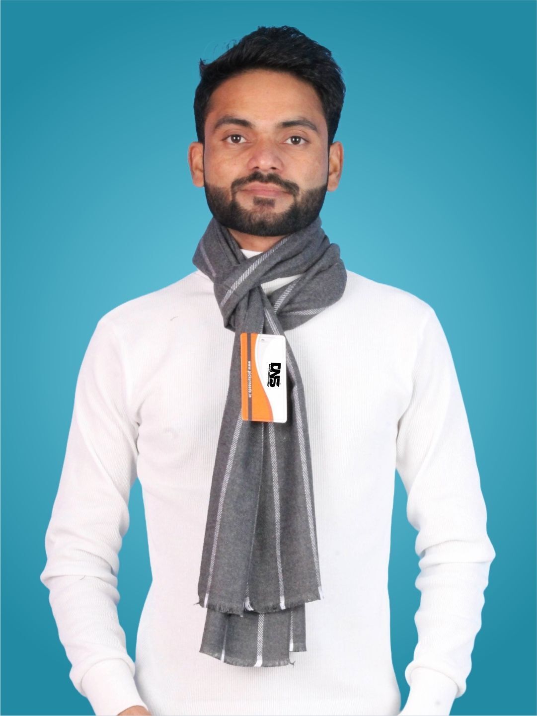 MHAX Striped Men Muffler