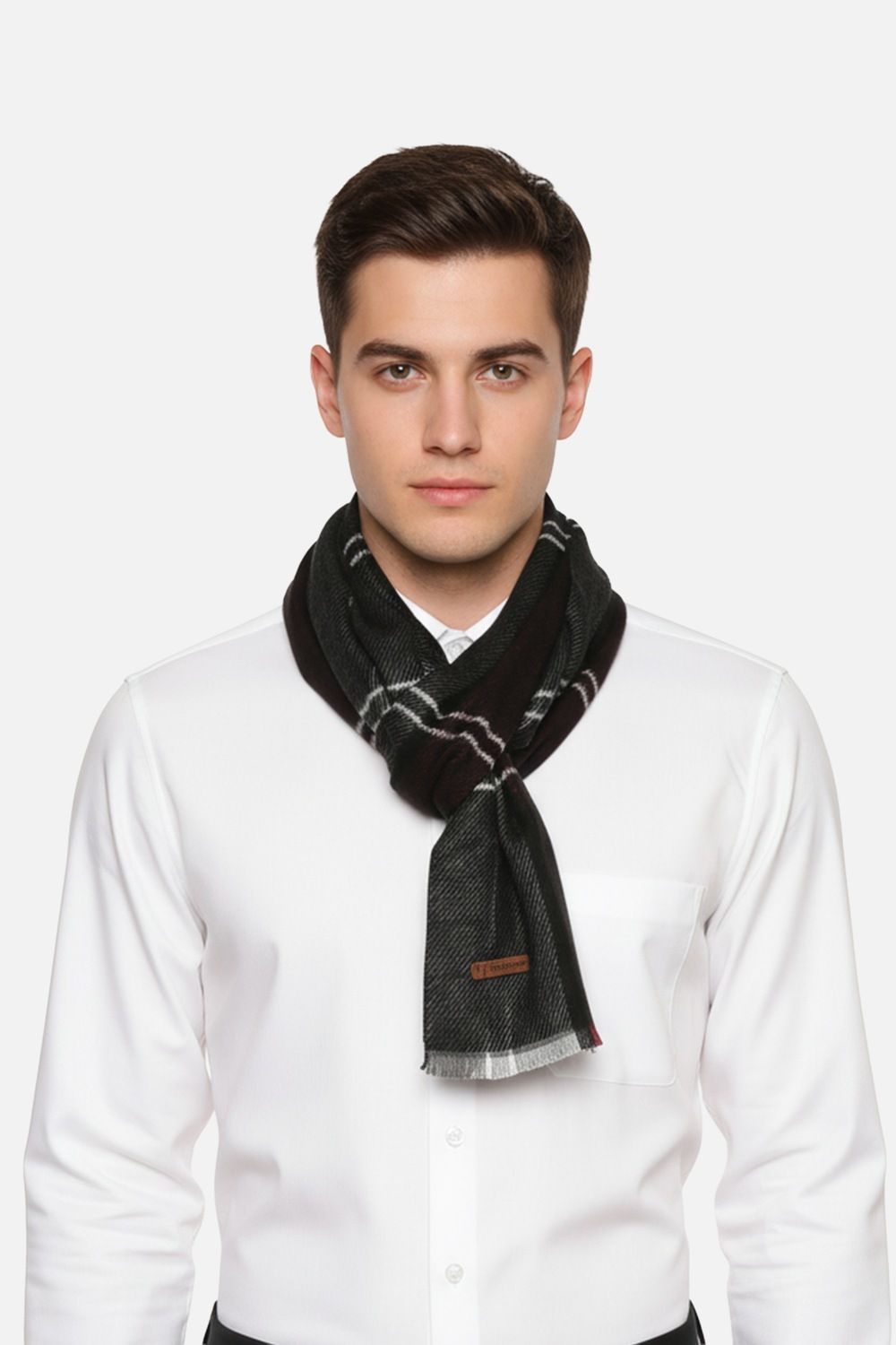 VAN HEUSEN Checkered Men Muffler-picture-30