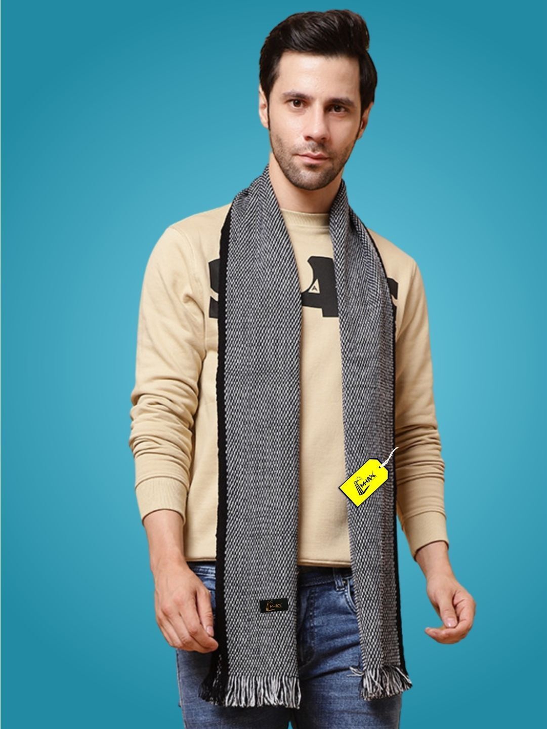 MHAX Self Design Men Muffler-picture-17