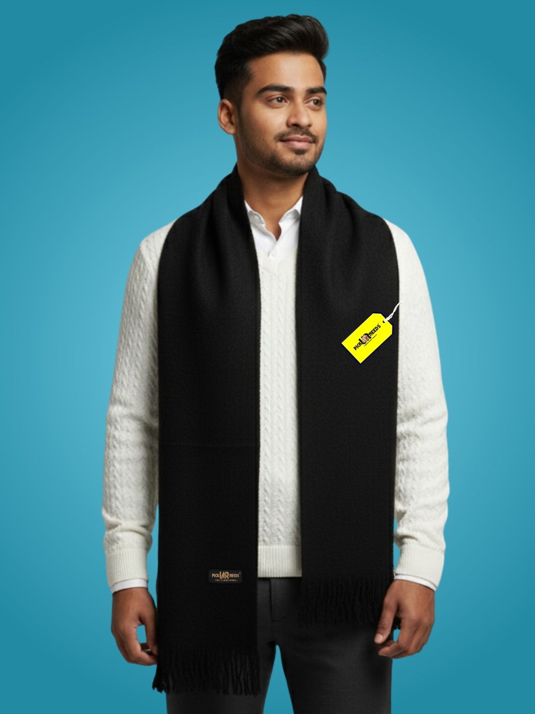 Pick Ur Needs Solid Men Muffler-picture-34