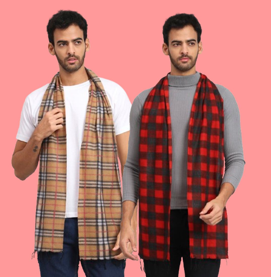 Trendy World Checkered Men Muffler-picture-15
