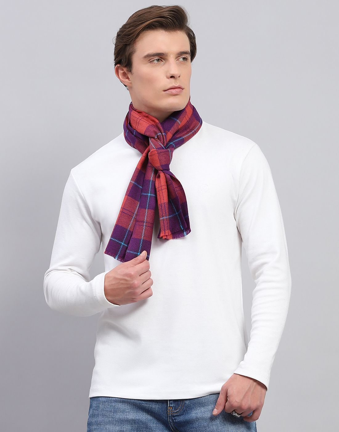 MONTE CARLO Checkered Men Muffler-picture-26