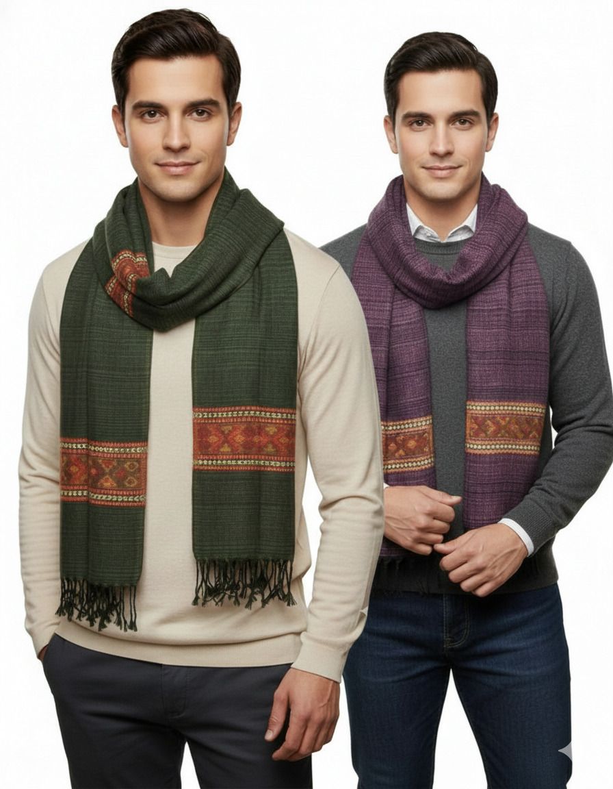 SHIRAAZ Printed Men Muffler-picture-21