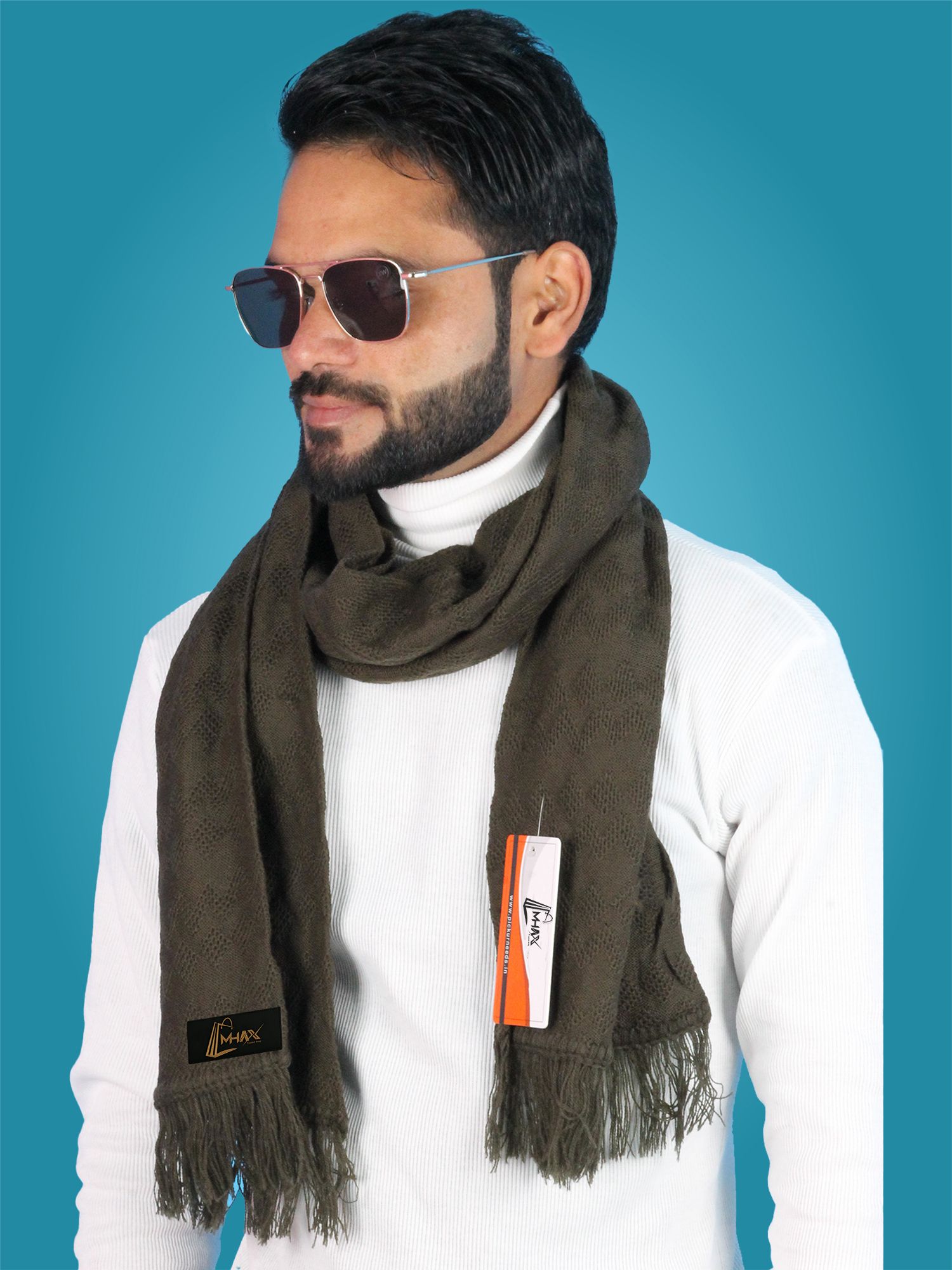 MHAX Solid Men Muffler-picture-25