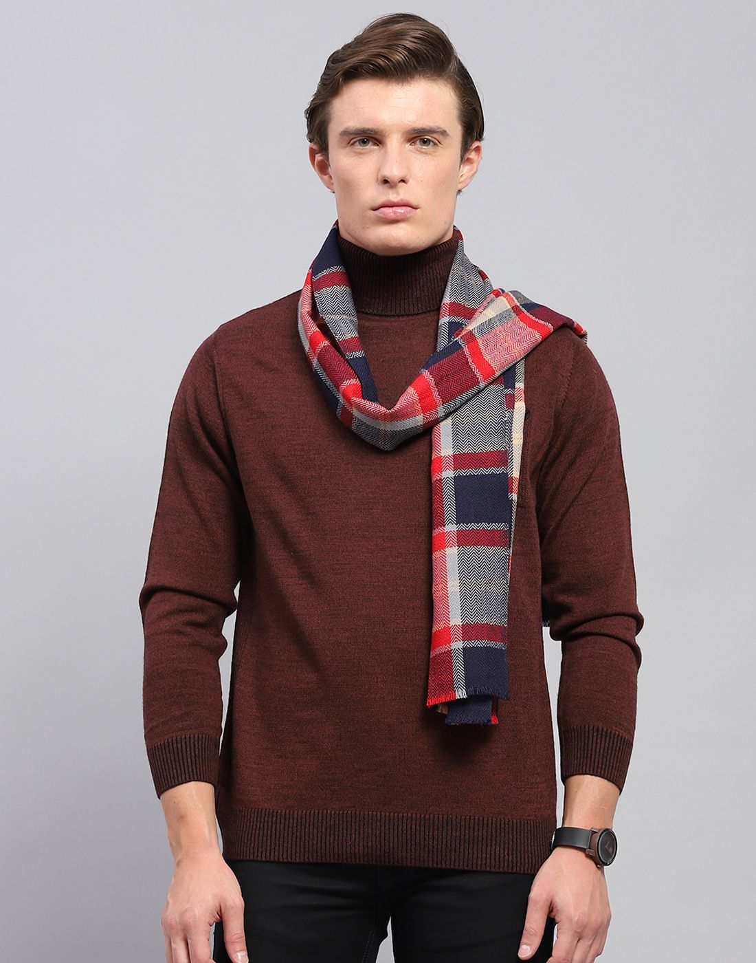 MONTE CARLO Self Design Men Muffler-picture-17