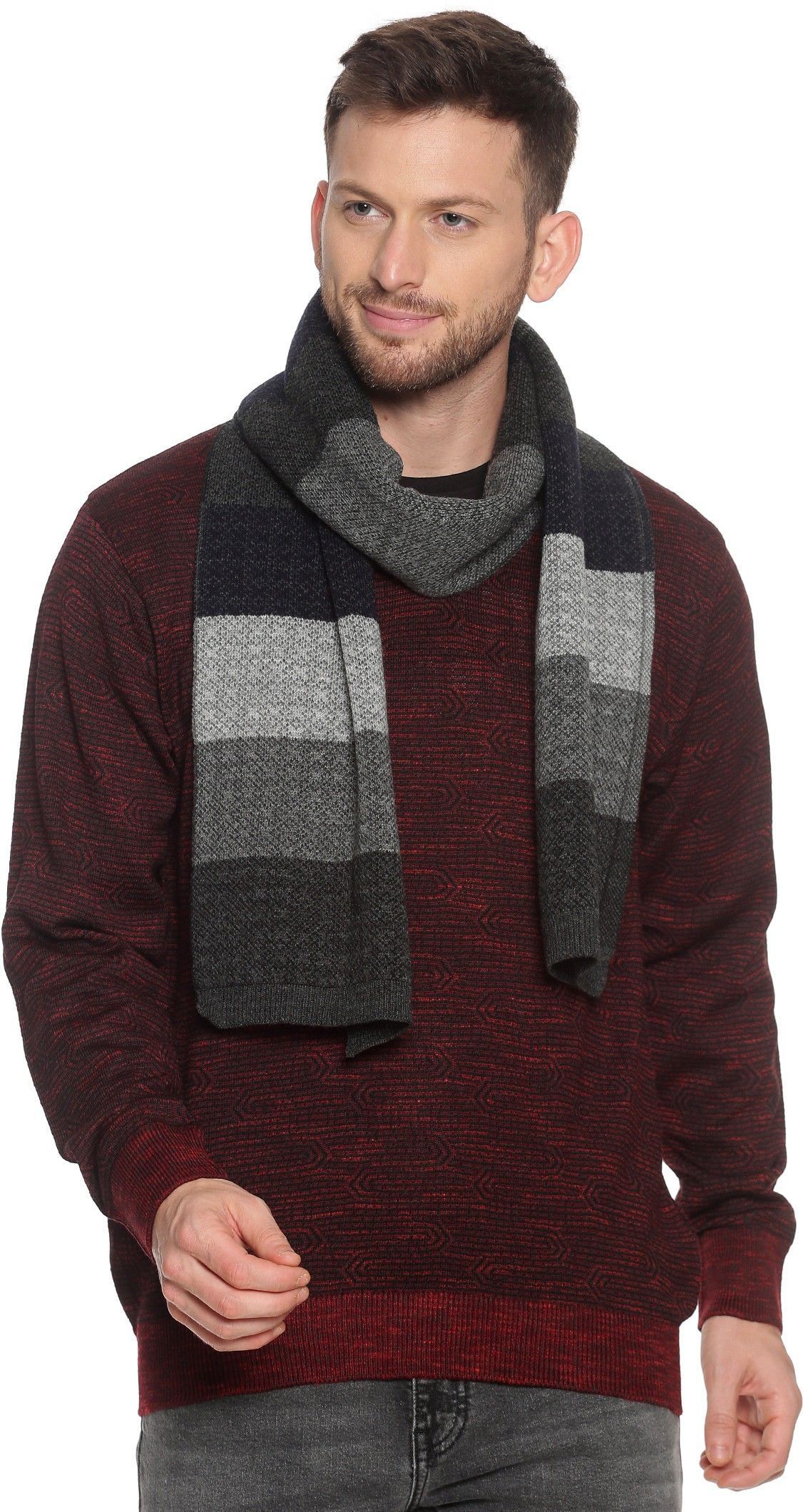 Jollyy Striped Men Muffler-picture-11