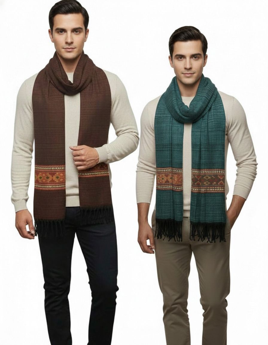 SHIRAAZ Printed Men Muffler-image-20
