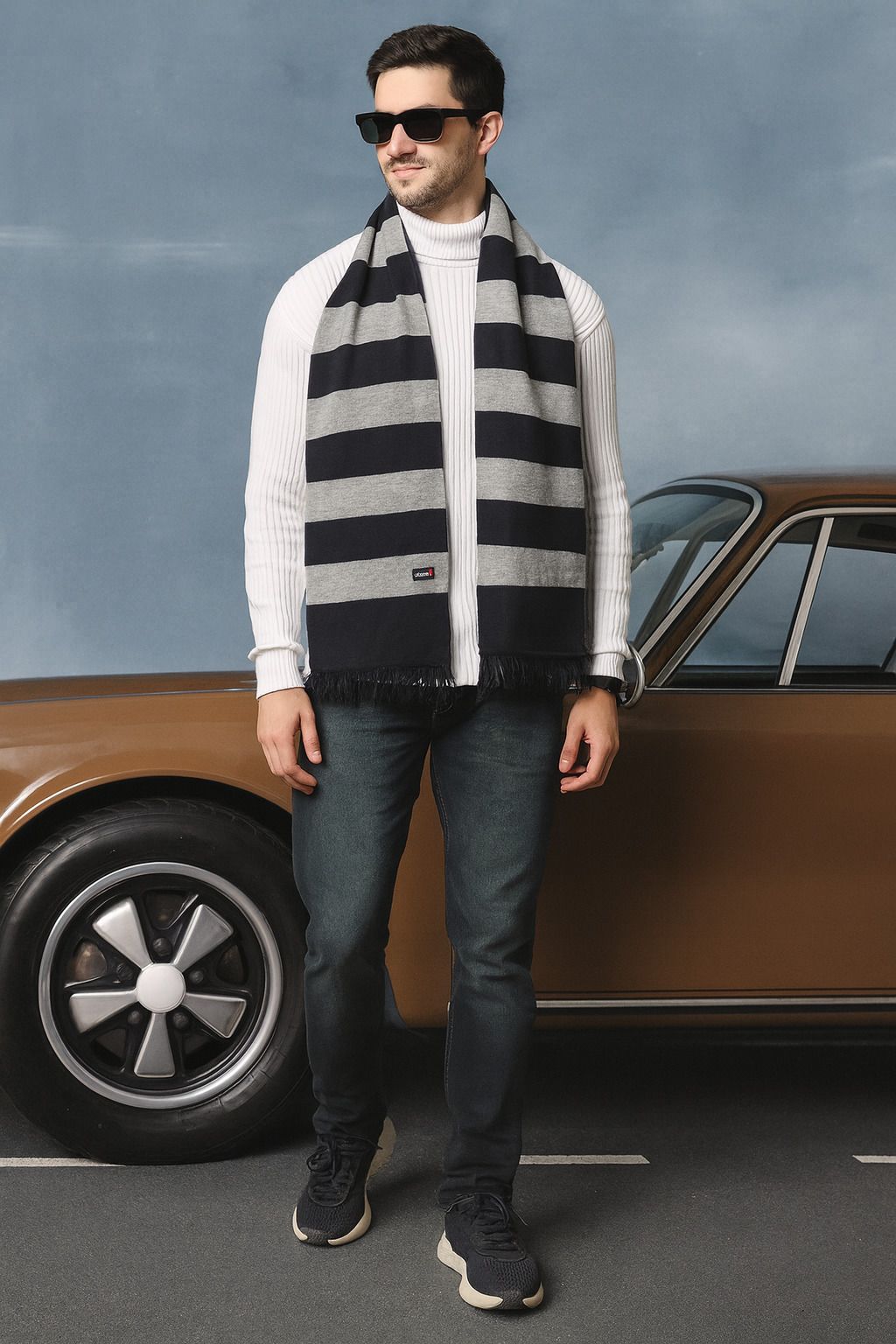 SCHp Striped Men Muffler-picture-17