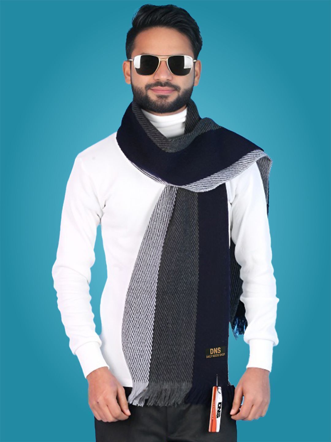Daily Needs Shop Striped Men Muffler-picture-32