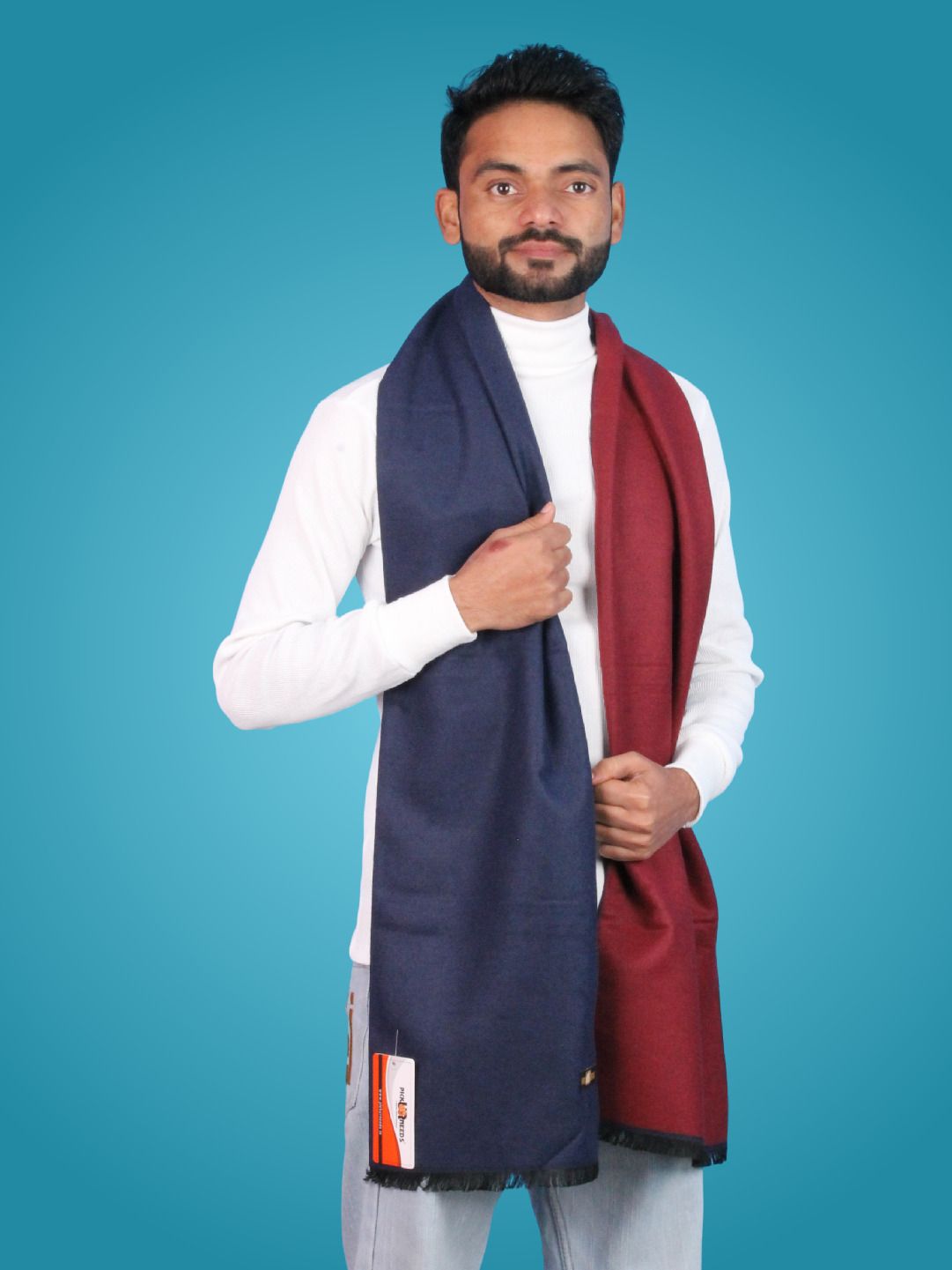 Pick Ur Needs Solid Men Muffler-picture-16